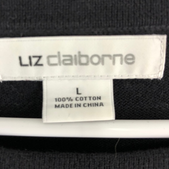 LIZ CLAIBORNE RIPPED SWEATER SIZE L - Picture 6 of 6